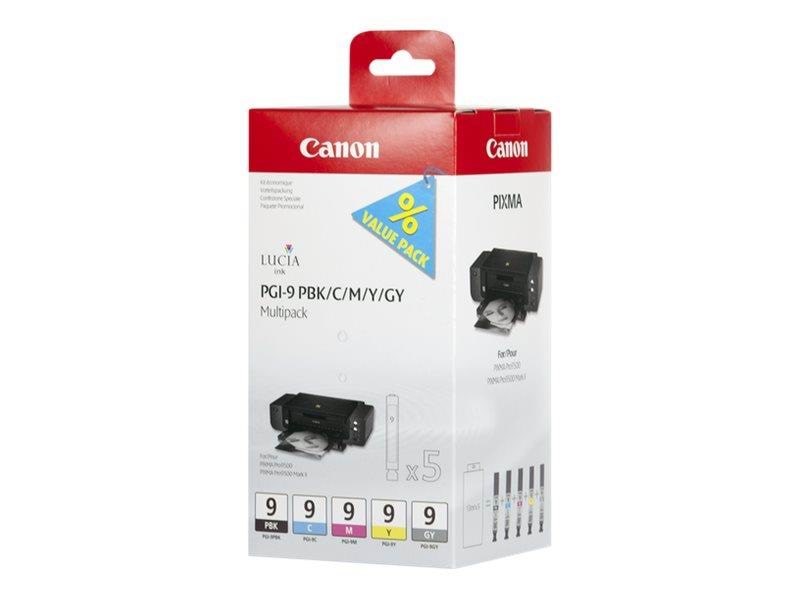 Canon PGI-9 / 1034B013 Multi Pack Printerpatron Og Toner Cyan