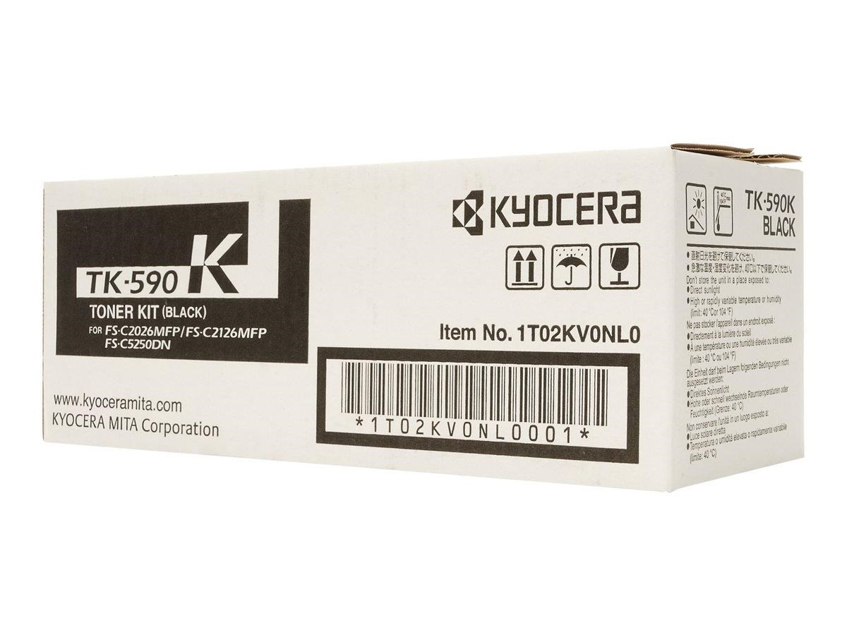 Kyocera 1T02KV0NL0 / TK 590K Printerpatron Og Toner Sort