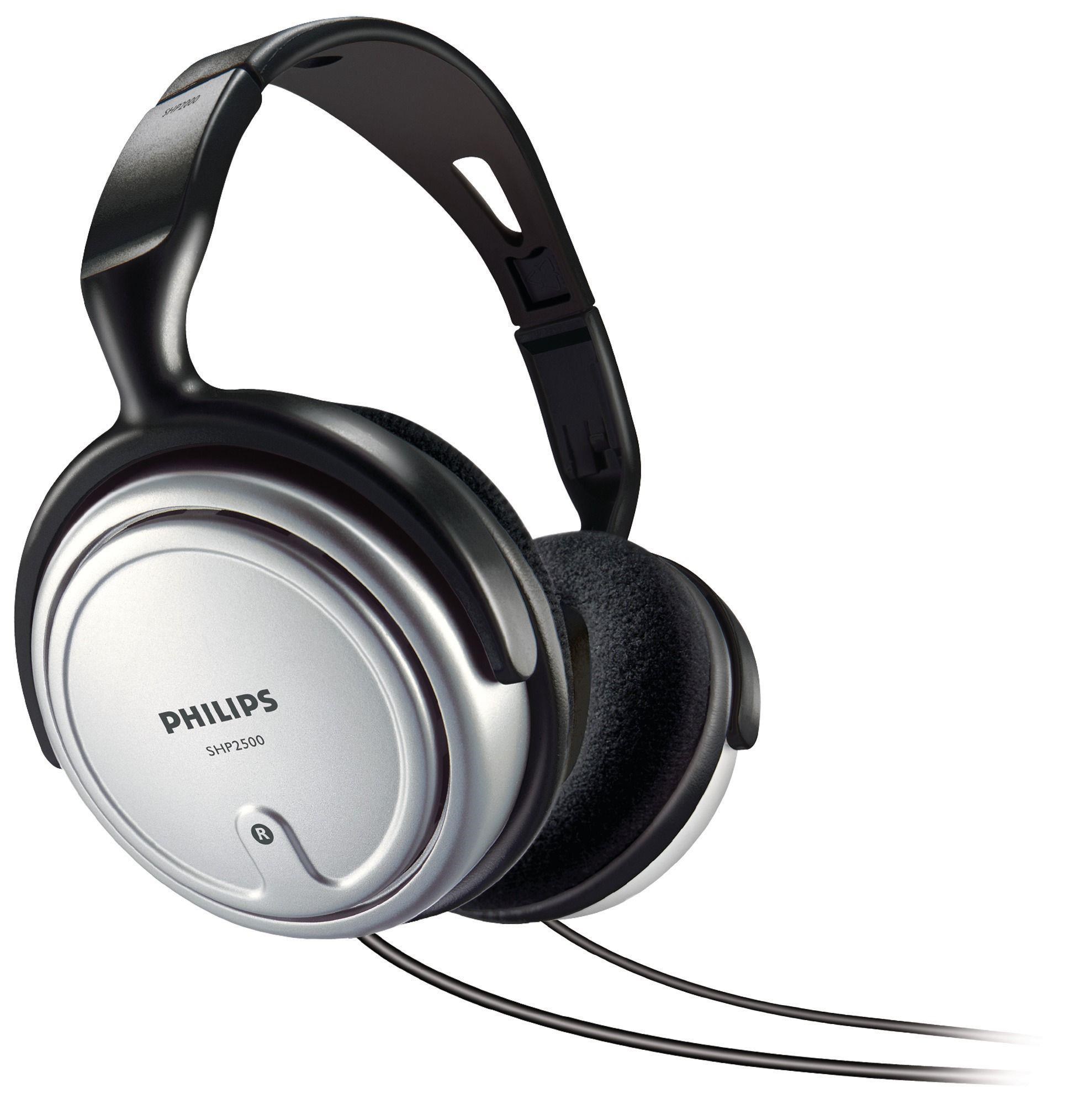 Philips SHP2500 - HiFi-headset - Sort & Sølv Hovedtelefoner Og Headset SHP2500/10