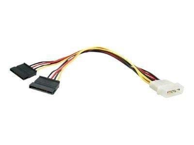 StarTech.com LP4 to 2 SATA Internal Power Splitter Cable Strømkabel PYO2LP4SATA
