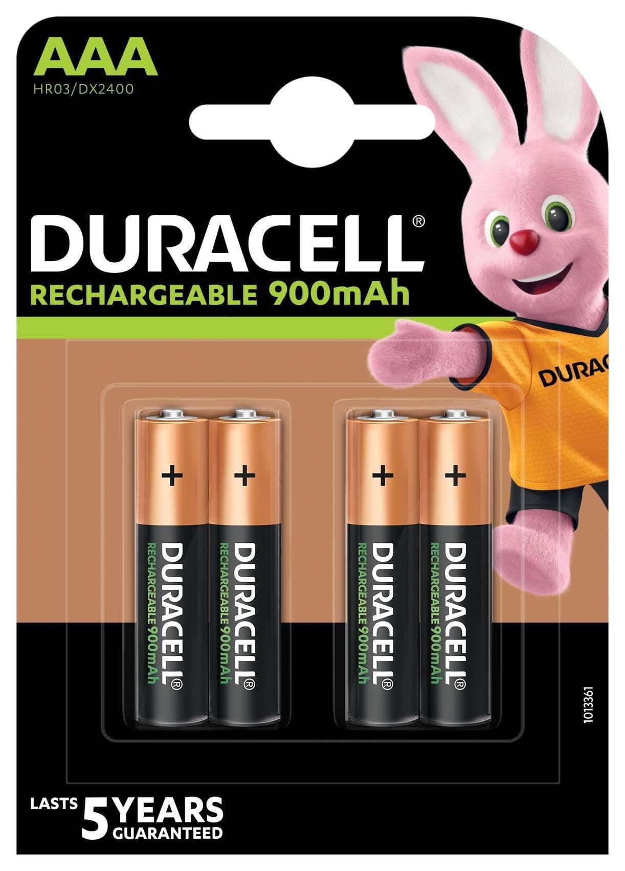 DURACELL STAYCHARGED AAA 4PK Batteri 803824