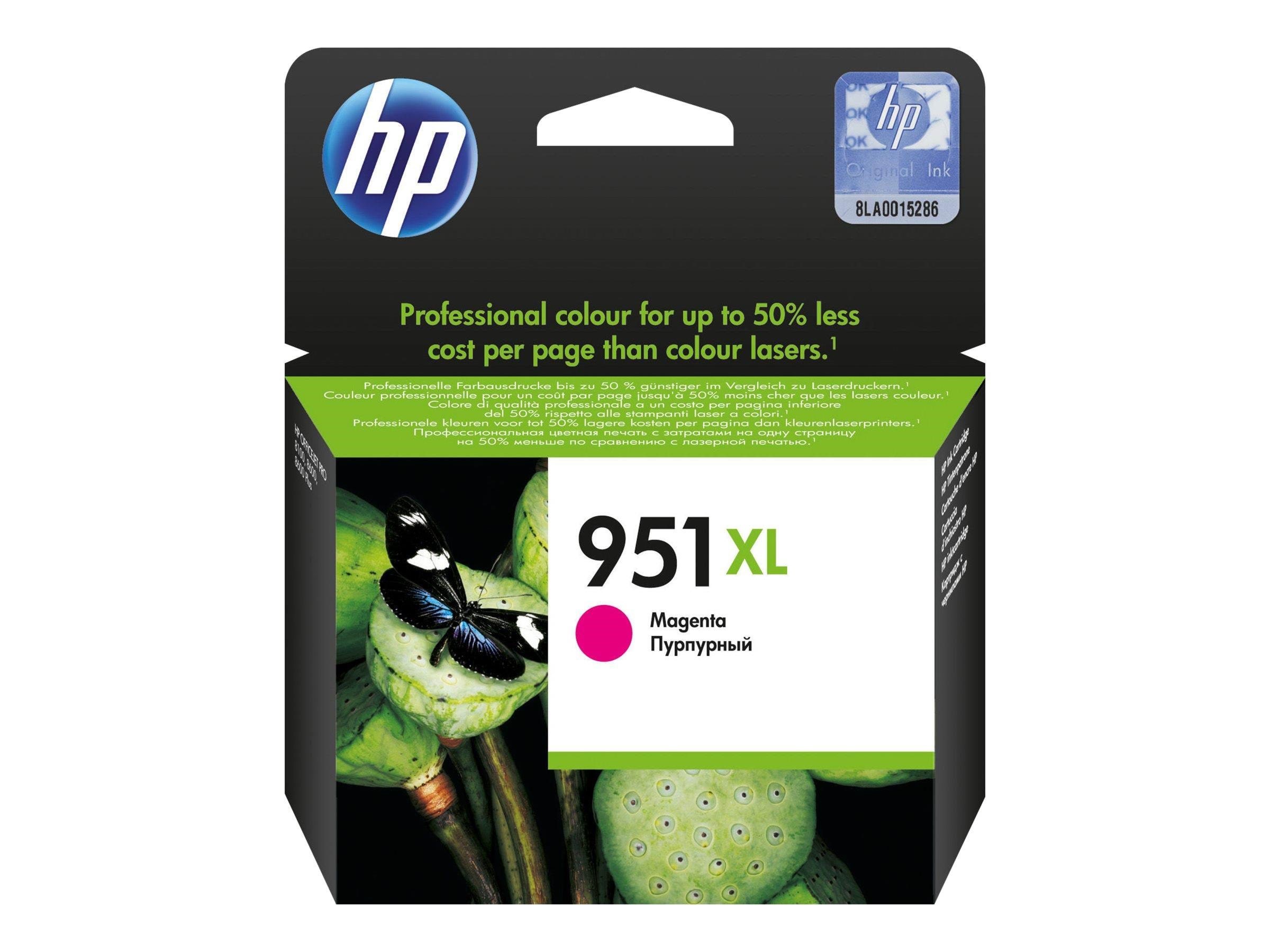 HP 951XL / CN047AE High Capacity Magenta Ink Printerpatron Og Toner