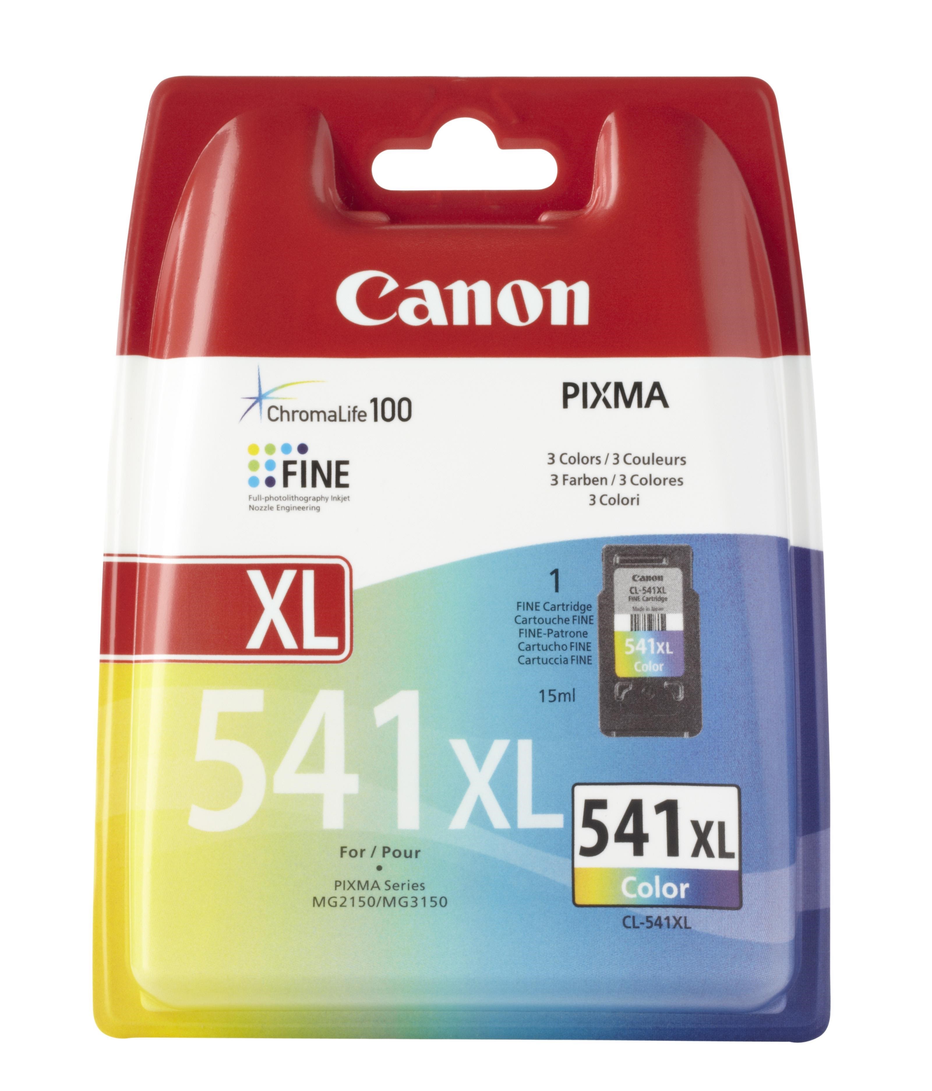 Canon CL-541XL / 5226B001 High 3-Color - Blækpatron Cyan, Magenta, Gul Printerpatron Og Toner