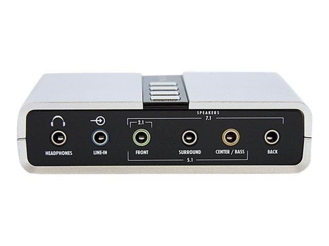 StarTech.com 7.1 USB Audio Adapter Sound Lydkort ICUSBAUDIO7D
