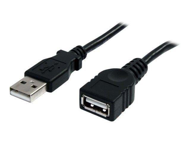 StarTech.com USB 2.0 Extension Cable A to A Usb Kabel Sort USBEXTAA3BK