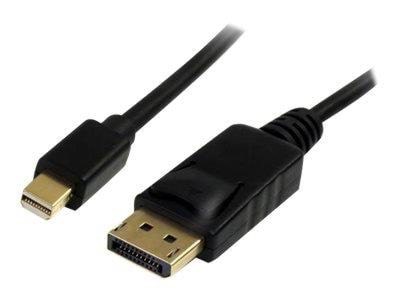 StarTech.com Mini DisplayPort to DisplayPort 2M Skærmkabel Sort MDP2DPMM2M