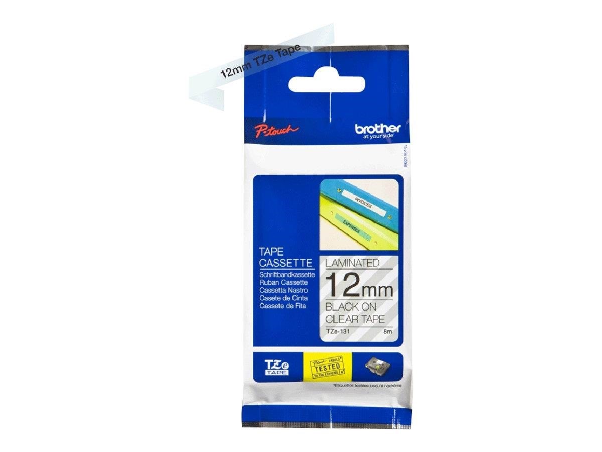 Brother TZE131 / TZe 131 Laminated Tape 12mm 8M Fotopapir