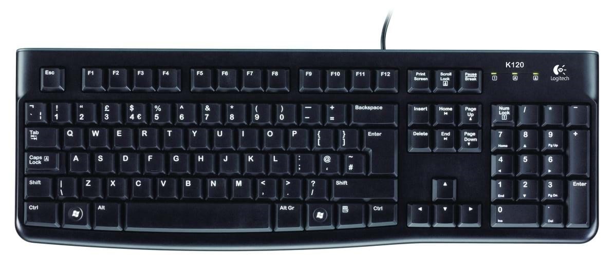 Logitech K120 Keyboard for Business - ND - Tastatur - Nordisk - Sort Tastatur 920-002528