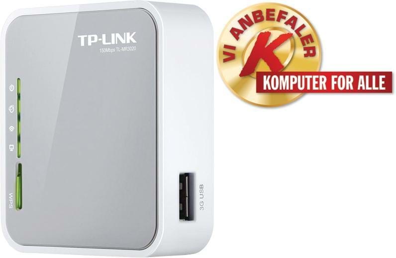 TP-Link TL-MR3020 Portable 3G/4G Wireless N Router - Wireless router N Standard - 802.11n