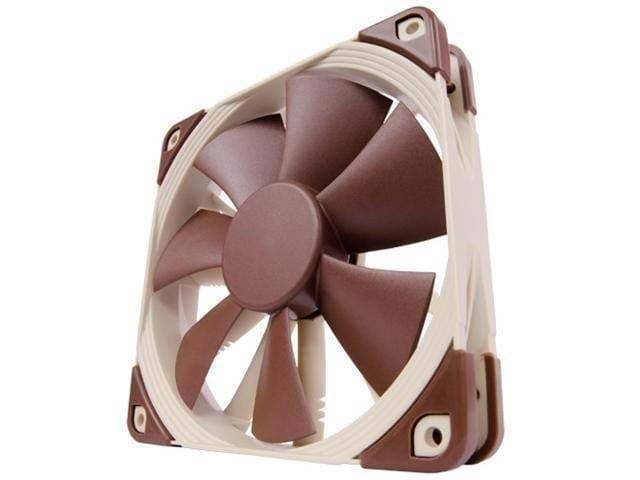 Noctua NF-F12 PWM - Kabinet køler - 120mm - Brun - 22 dBA Kabinetkøler NF-F12-PWM