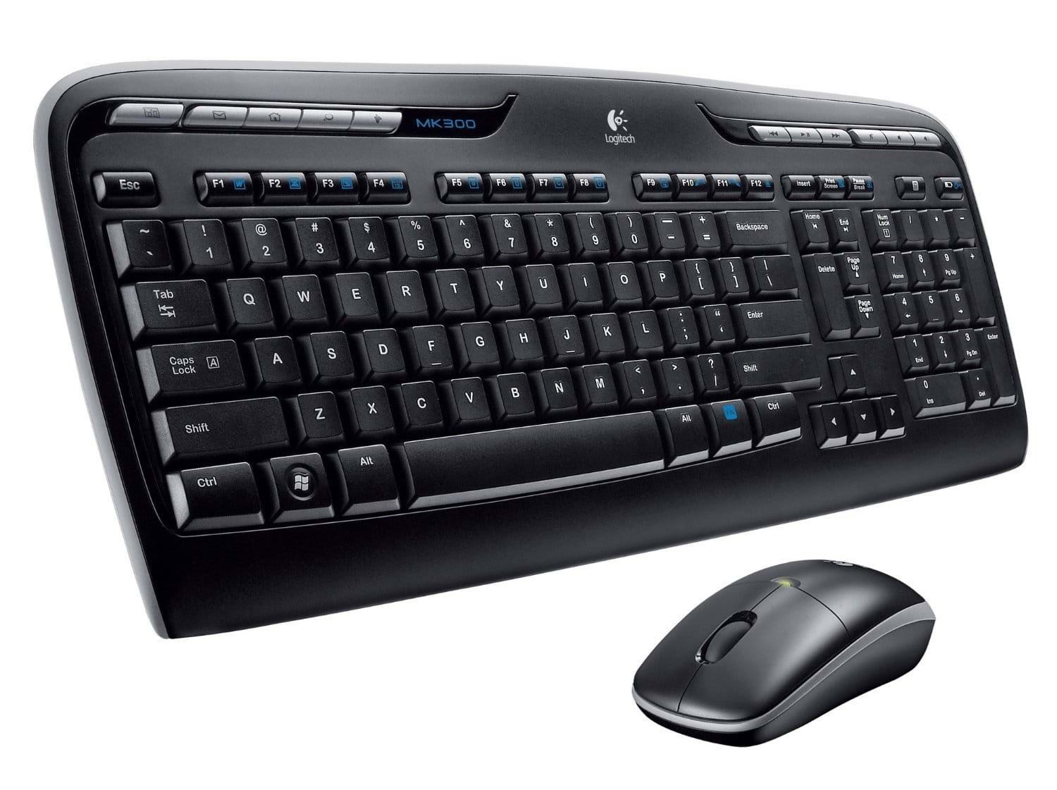 Logitech MK330 Wireless Combo - ND - Tastatur & Mus sæt - Nordisk - Sort