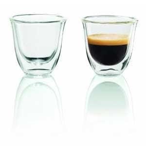 DeLonghi Espresso glasses 2pcs 90ml Kaffemaskine Hvid 5513284151