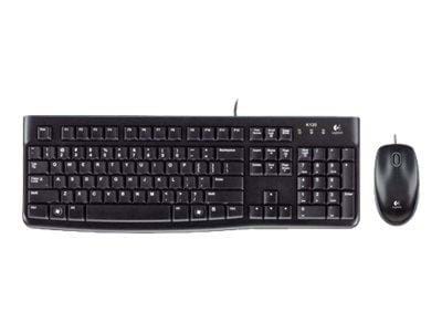 Logitech MK120 Desktop - US - Tastatur & Mus sæt - Amerikansk engelsk - Sort