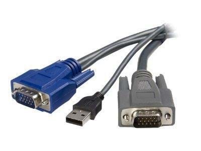 StarTech.com Ultra-Thin tangentbords-/video-/muskabel Kvm-kabel SVUSBVGA6