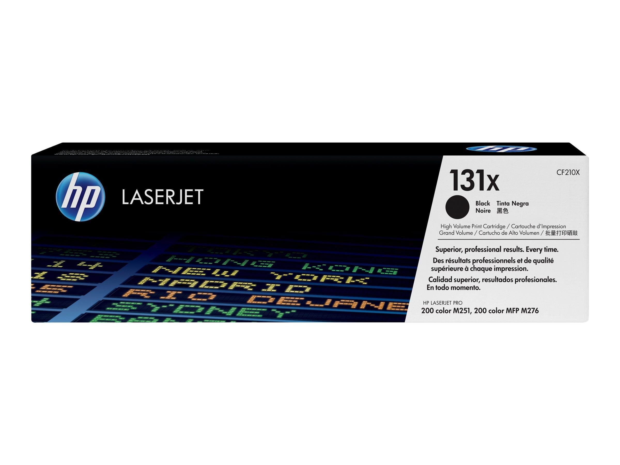 HP 131X / CF210X High Capacity Black Toner - Lasertoner Sort Printerpatron Og Toner