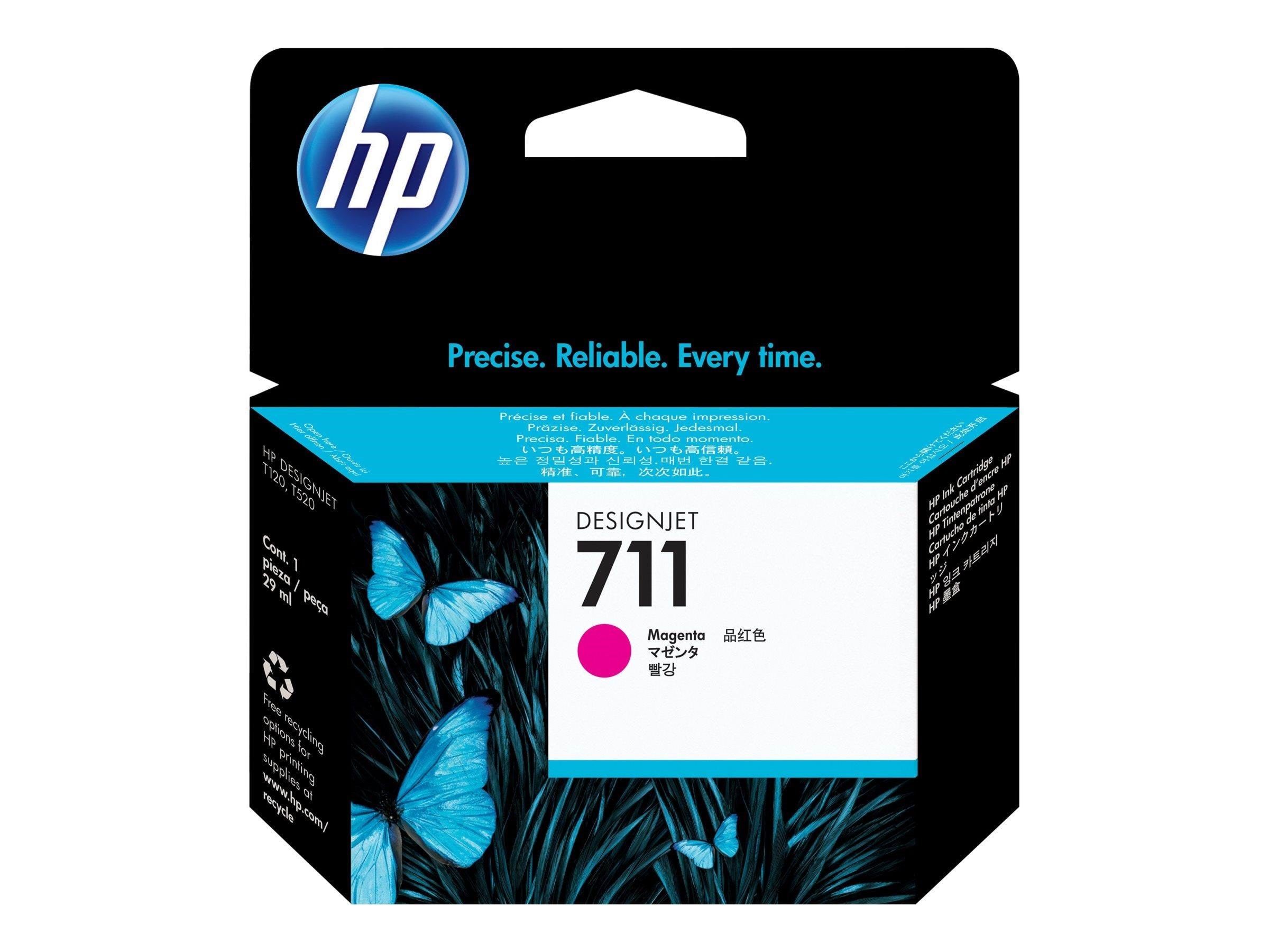HP 711 / CZ131A Magenta Ink Printerpatron Og Toner