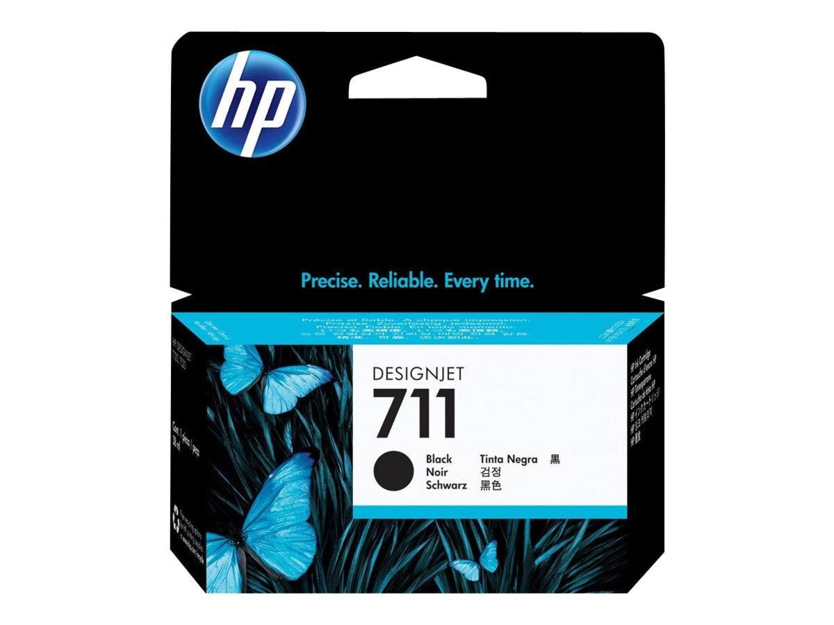 HP 711 / CZ129A Black Ink 38 ml Printerpatron Og Toner Sort