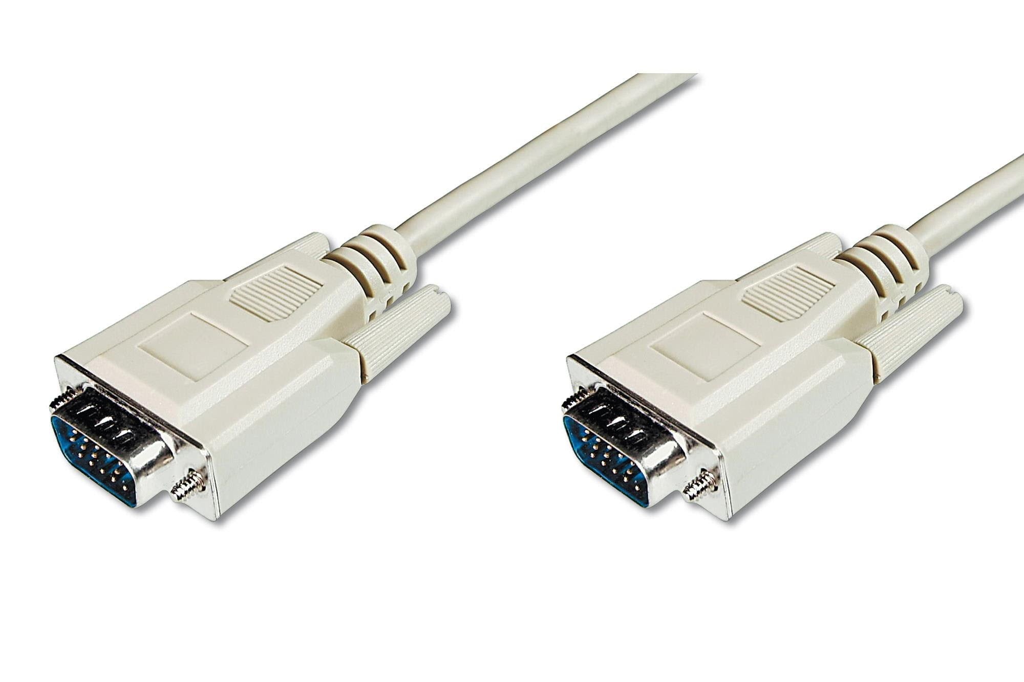 DIGITUS D-Sub Cable - 1.8m Skærmkabel Sort AK-310100-018-E