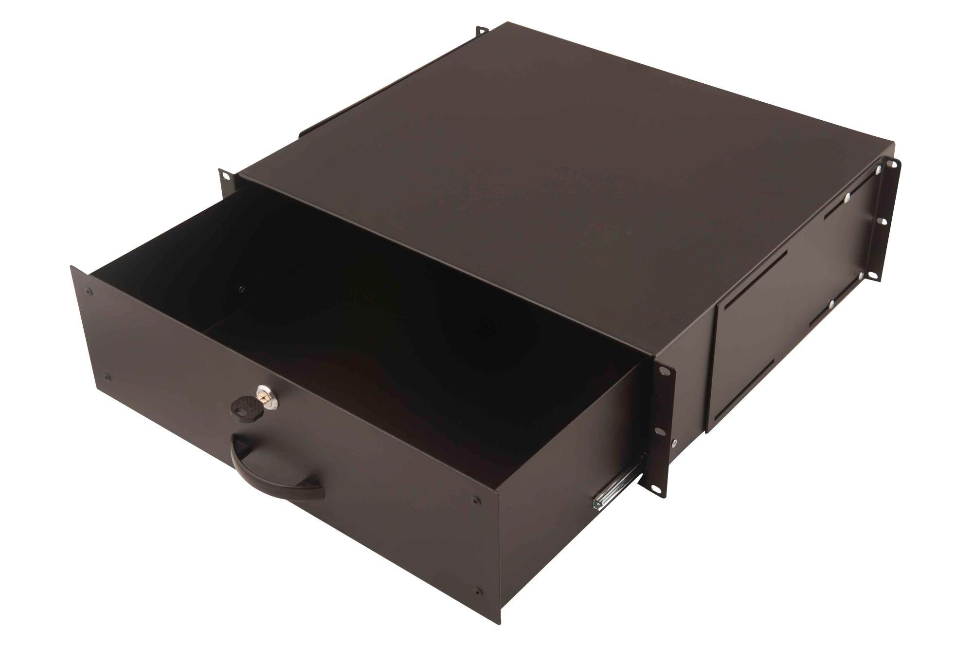 DIGITUS DN-19 KEY-3U-SW Keyboard Drawer & Document Storage for 483 mm (19") Cabinets