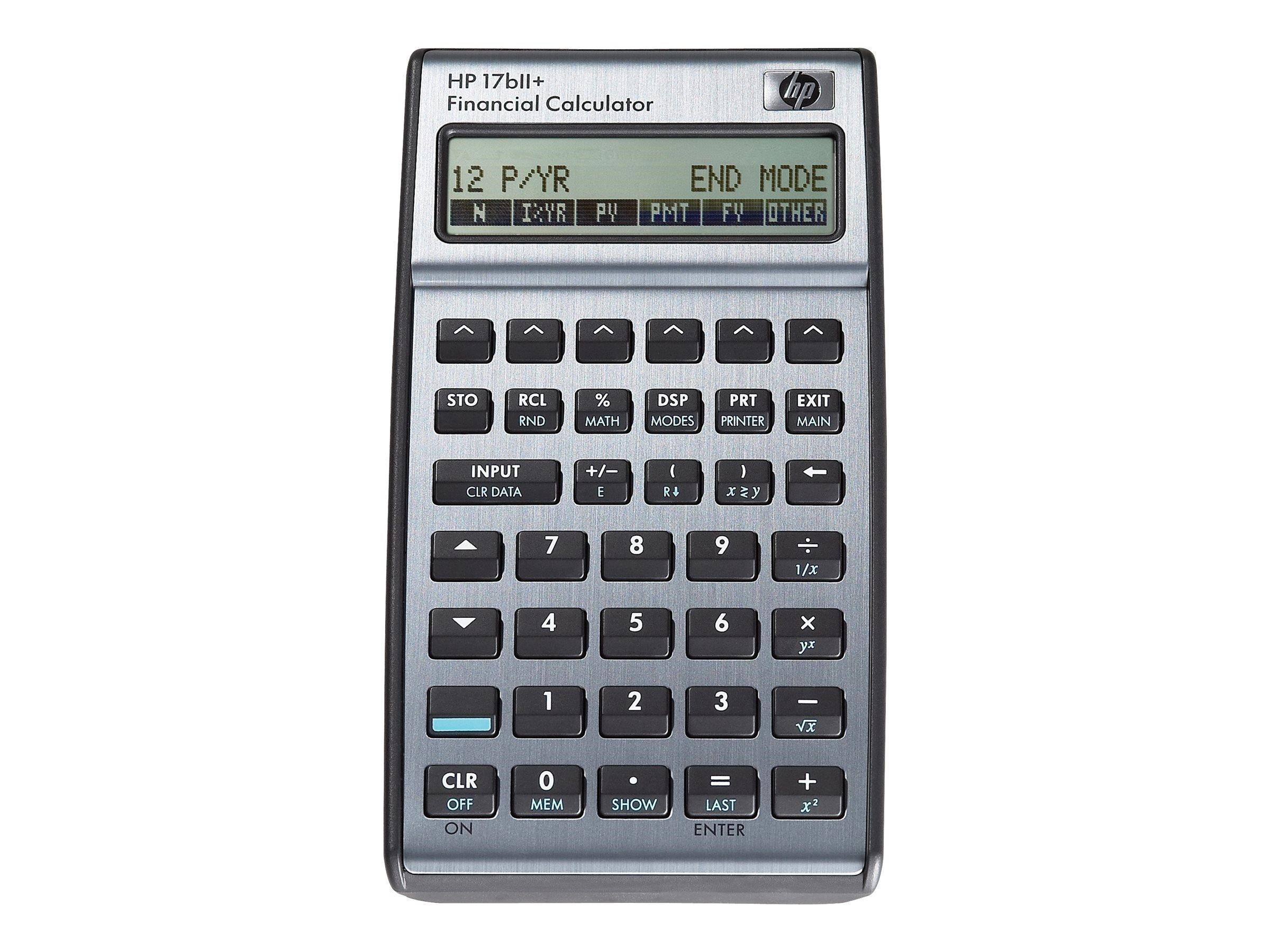 HP 17bII+ Financial Calculator (Nordic Manual) Lommeregner F2234A#UUZ