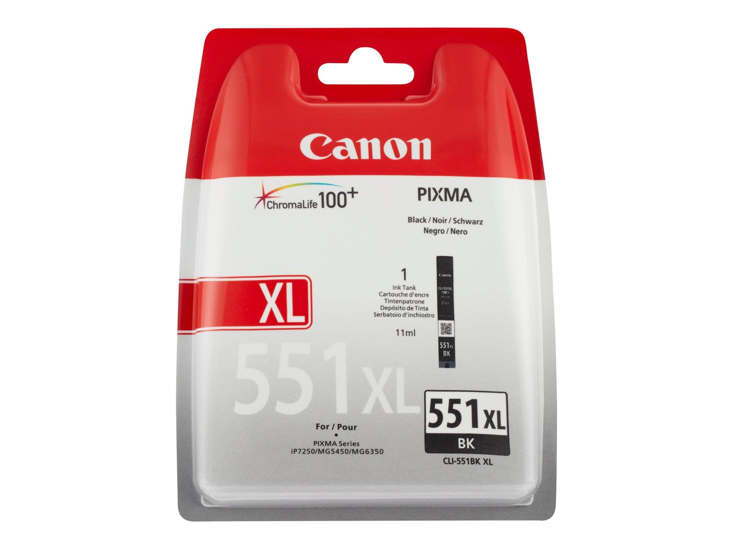 Canon CLI-551XL / 6443B001 High Black Printerpatron Og Toner Sort