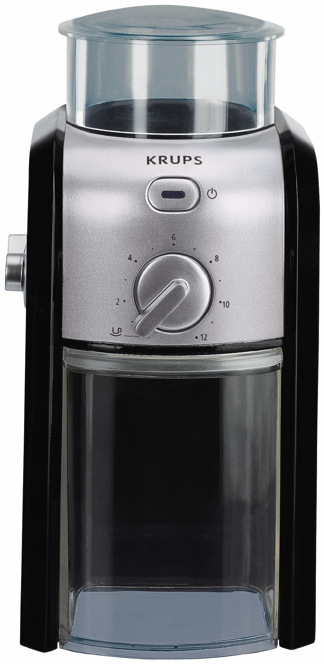 Krups GVX242 Kaffekværn - Sort/Krom Kaffemaskine GVX2.42