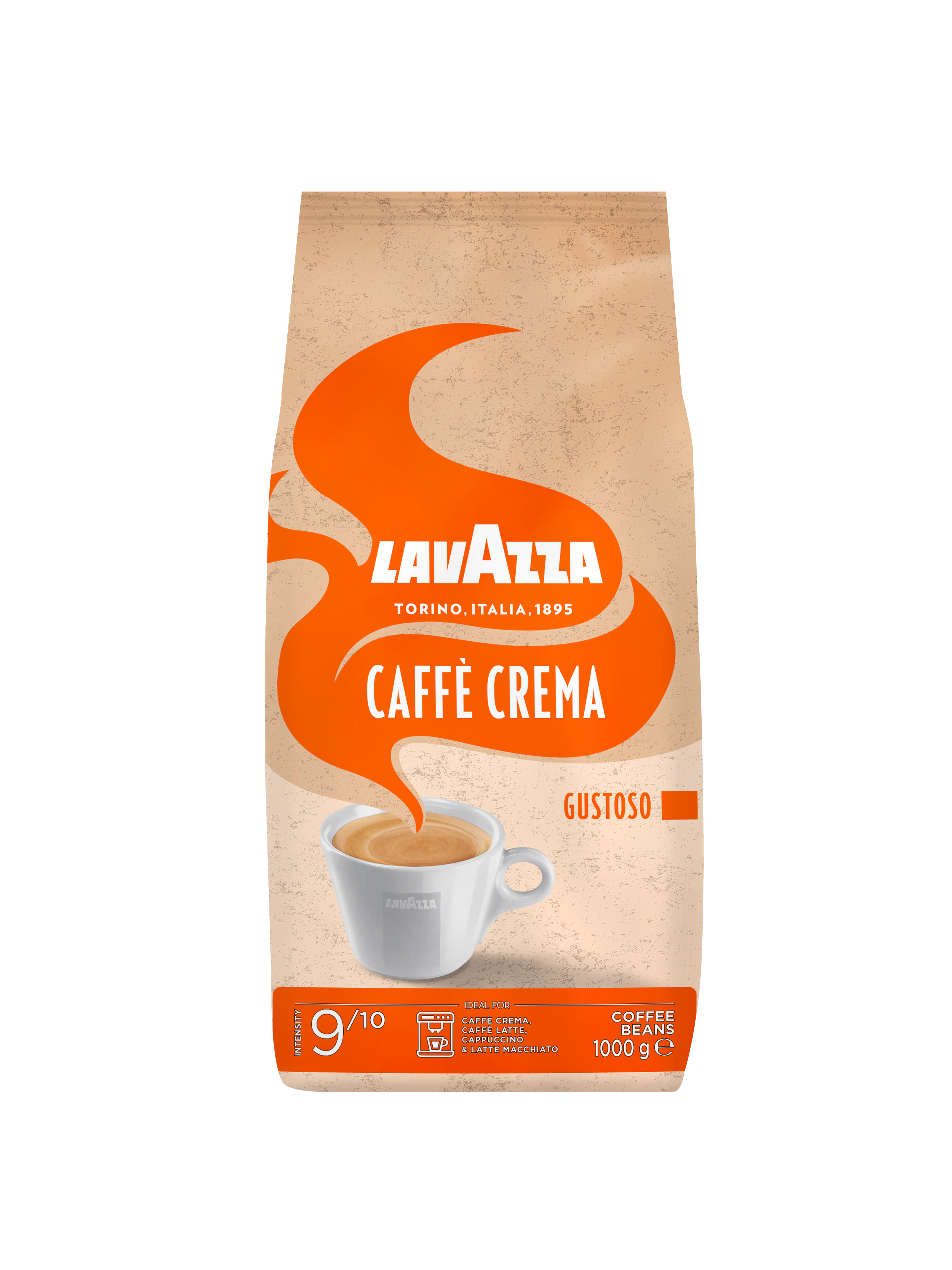 Lavazza Cafe Crema Gustoso - 1 kg Kaffemaskine Kaffe 2770