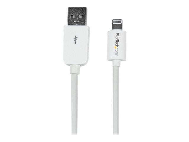 StarTech.com Apple 8-pin Lightning to USB Cable Skærmkabel Hvid USBLT1MW