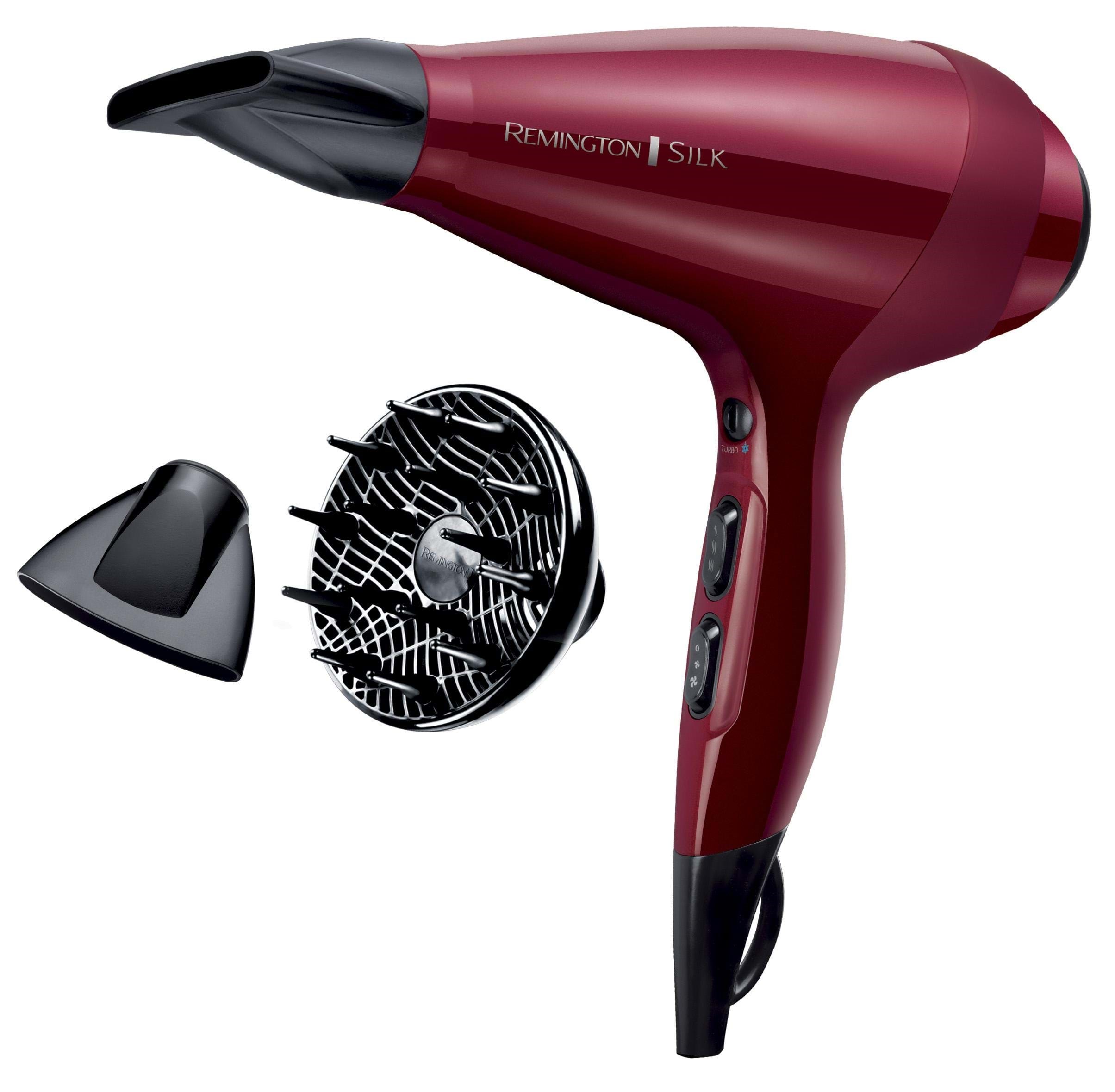 REMINGTON Hårtørrer AC9096 Silk - 2400 W Hørtørrer Rød