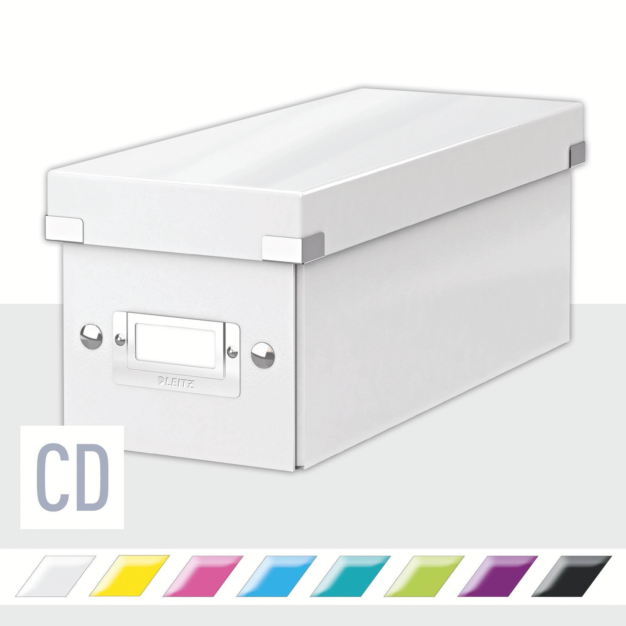 Leitz Opbevaringsboks Click & Store WOW CD Hvid Opbevaringskasse 60410001