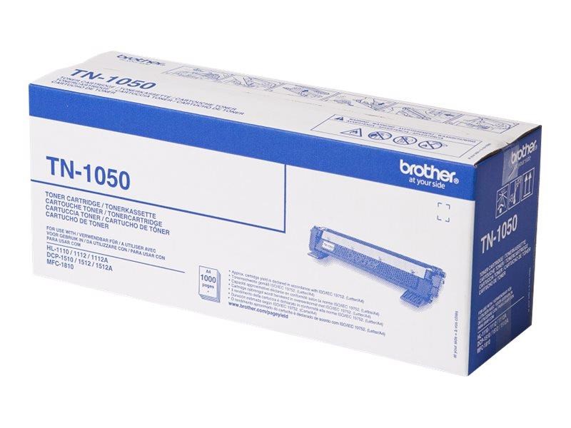 Brother TN1050 / TN 1050 Black Toner - Lasertoner Sort Printerpatron Og Toner