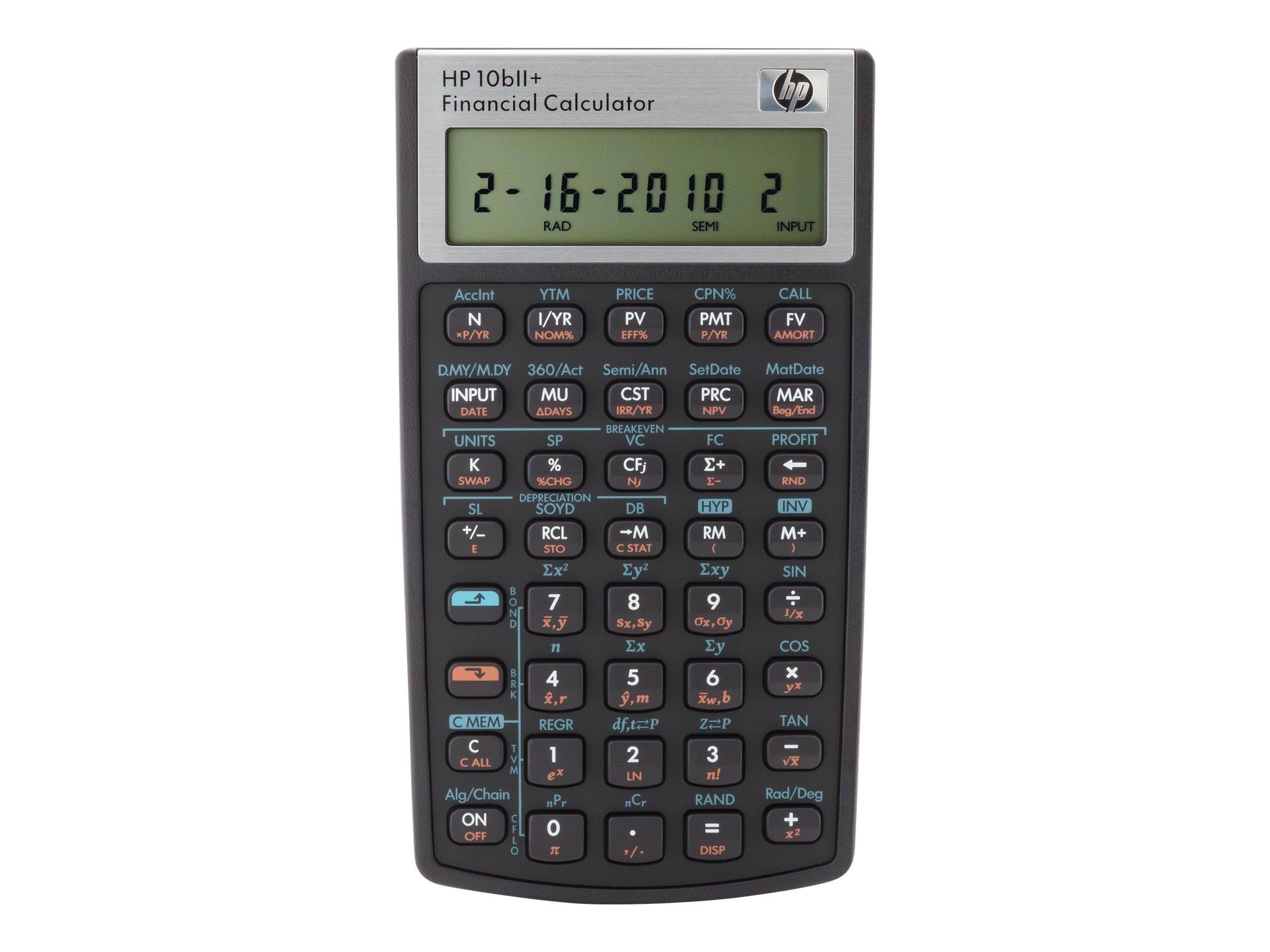 HP 10bII+ - 12-digit LCD - Financial functions Lommeregner NW239AA#UUZ
