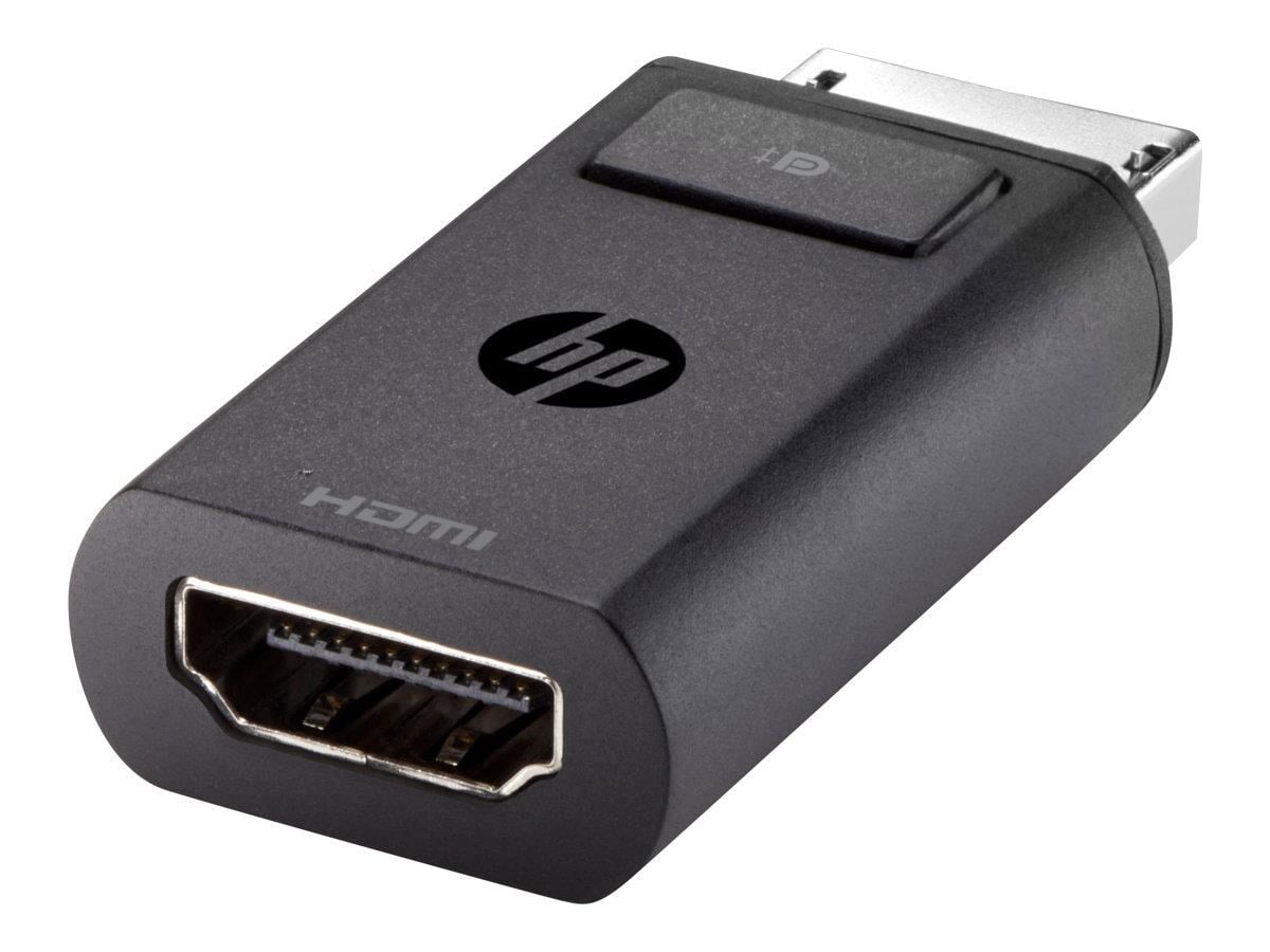 HP DisplayPort to HDMI Adapter Skærmkabel Sort F3W43AA
