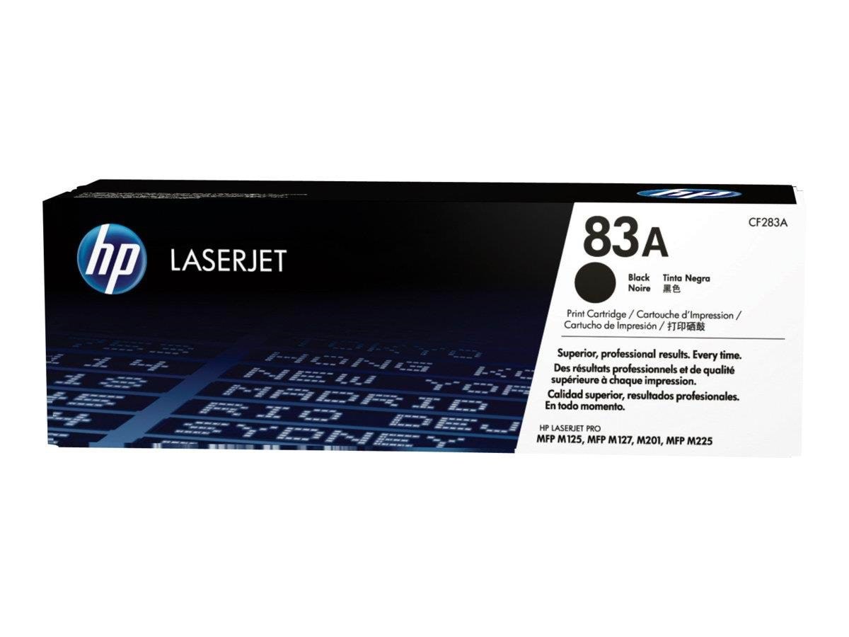 HP 83A / CF283A Black Toner - Lasertoner Sort Printerpatron Og Toner