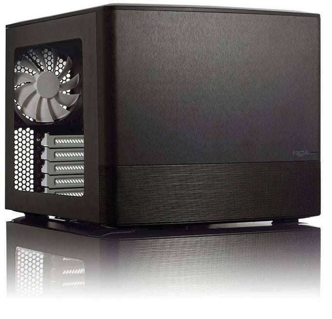 Fractal Design Node 804 - Kabinet - Cube - Sort Kabinet FD-CA-NODE-804-BL-W