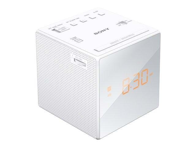 Sony ICF-C1 - AM/FM - Mono - Hvid Radio ICFC1W.CED