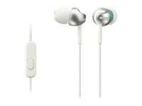 Sony MDR-EX110AP Headset - White Hovedtelefoner Og Headset Hvid MDREX110APW.CE7