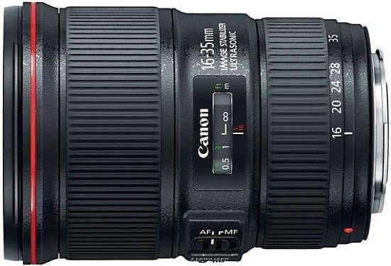 Canon EF 16-35mm f/4L IS USM Objektiv 9518B005