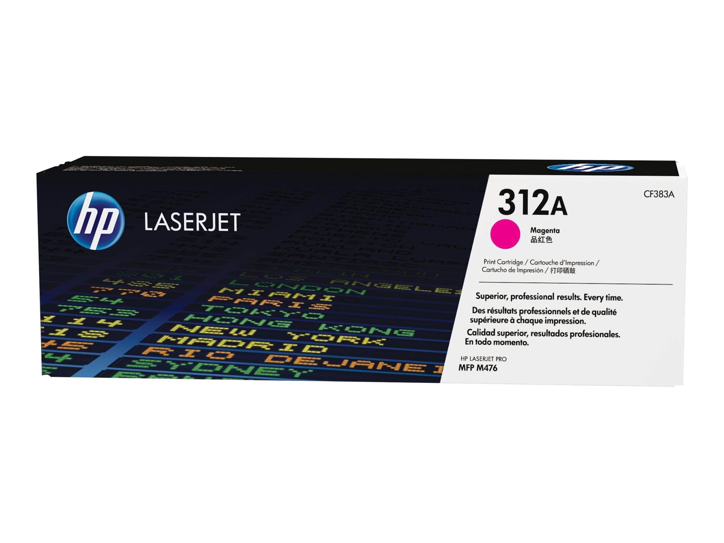 HP 312A / CF383A Magenta Toner Printerpatron Og Toner