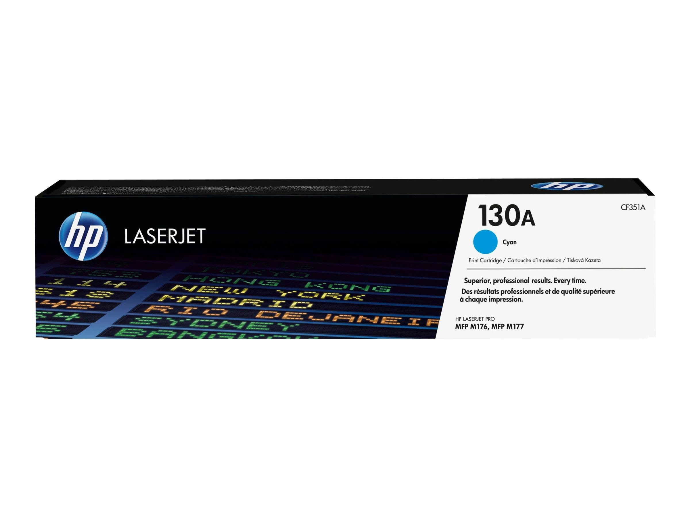 HP 130A / CF351A Cyan Toner Printerpatron Og Toner