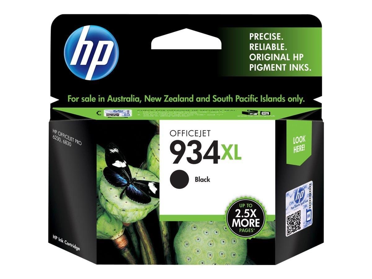 HP 934XL / C2P23AE High Capacity Black Ink Printerpatron Og Toner Sort