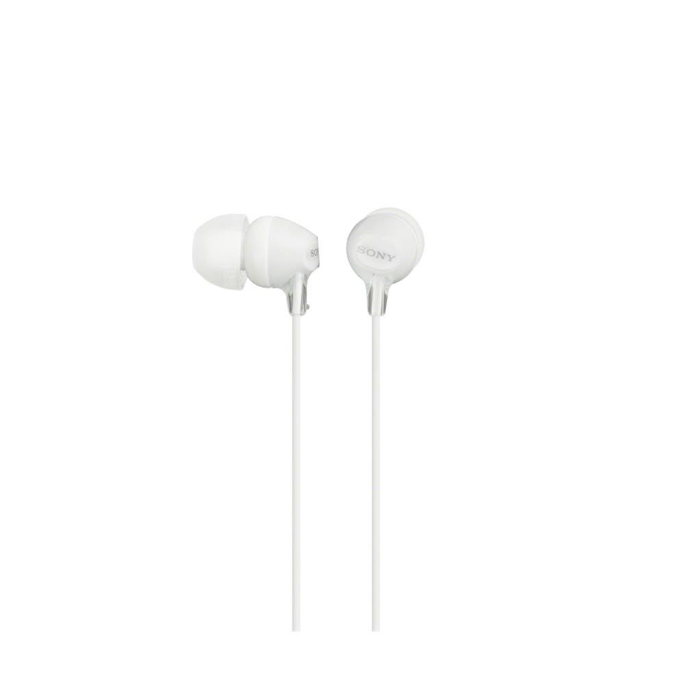 Sony MDR-EX15AP - In-ear - Mikrofon - Hvid Hovedtelefoner Og Headset MDREX15APW.CE7