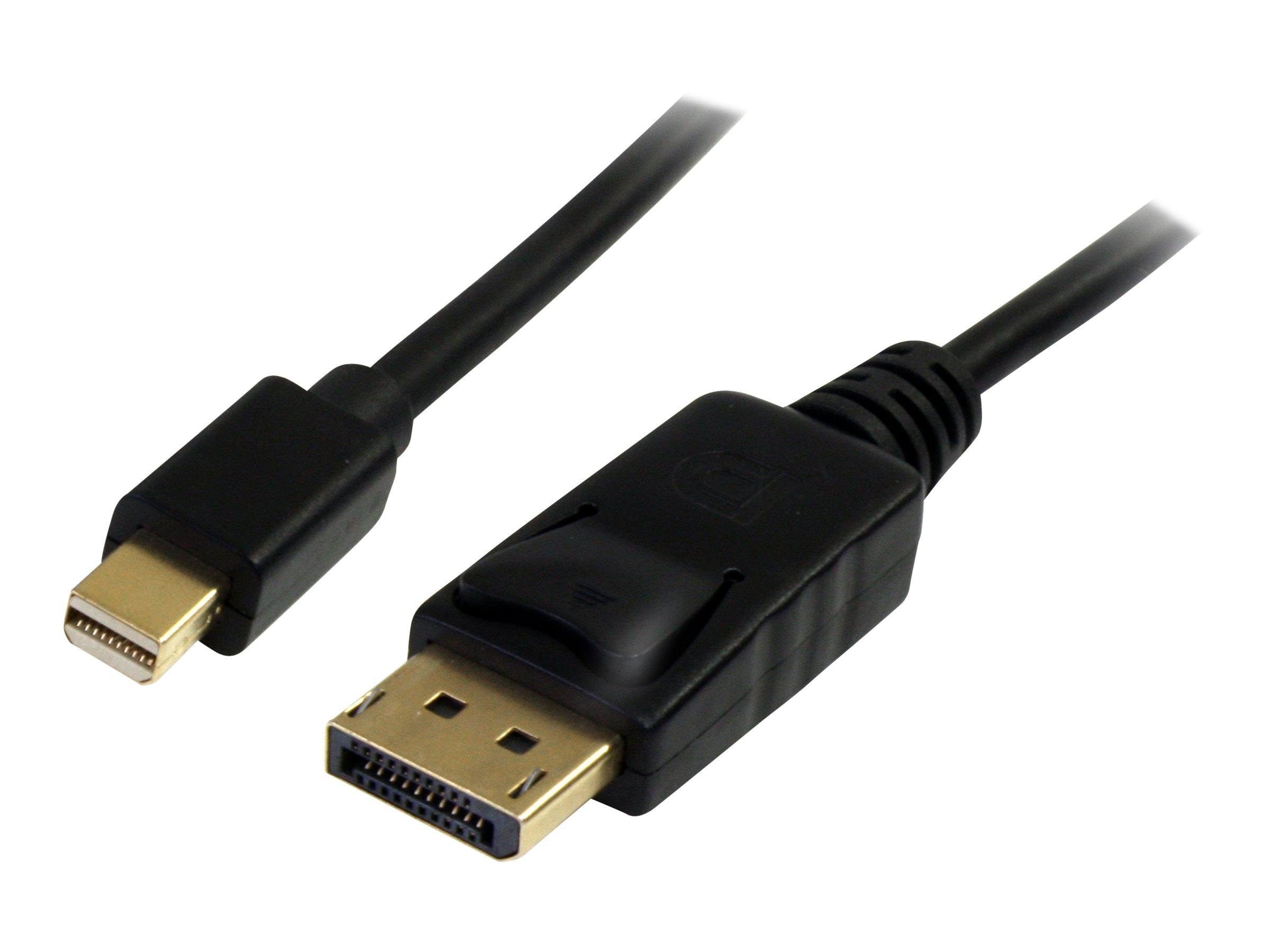 StarTech.com Mini DisplayPort to DisplayPort Skærmkabel Sort MDP2DPMM3M