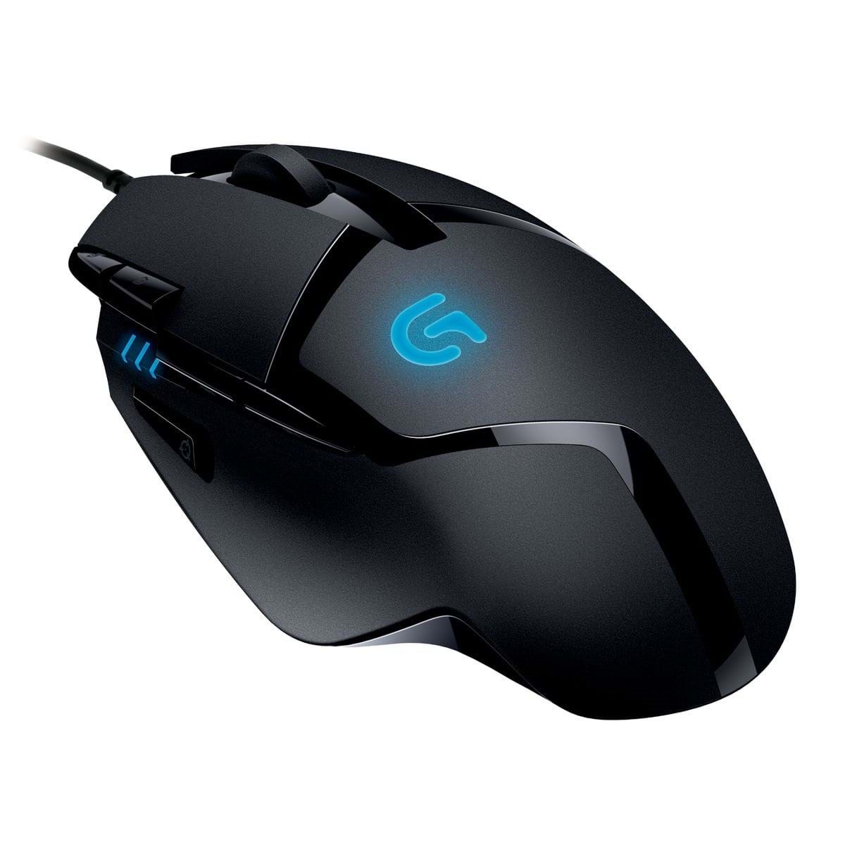 Logitech G402 Hyperion Fury FPS - Gaming Mus - Optisk - 8 knapper - Sort