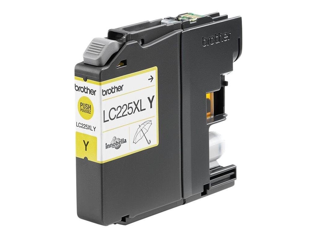 Brother LC 225XLY / LC225XLY High Capacity Yellow Ink Printerpatron Og Toner Gul