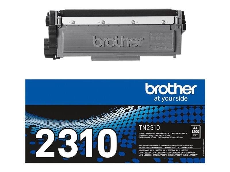 Brother TN2310 / TN 2310 Black Toner Printerpatron Og Toner Sort
