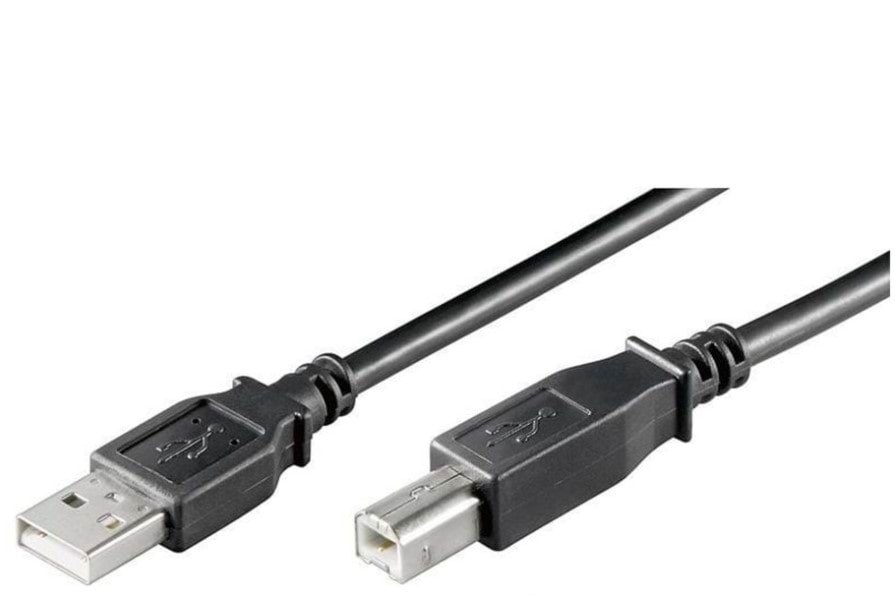 Pro USB-A USB-B 2.0 - 3m - Sort Usb Kabel 4040849689017