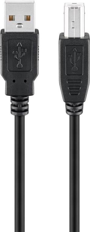 Pro USB-A USB-B 2.0 - 5m - Sort Usb Kabel 4040849689024