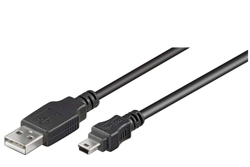 Pro USB-A USB Mini-B (5-pin) - 1.5m - Sort Usb Kabel 4040849936234