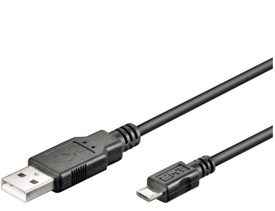Pro USB-A USB Micro-B - 5m - Sort Usb Kabel 4040849939211